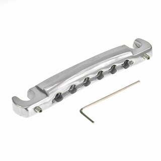 TPWC-59NG        Faber TPWC-59 Vintage Spec ALU Compensated Wraparound Tailpiece, Nickel, gloss