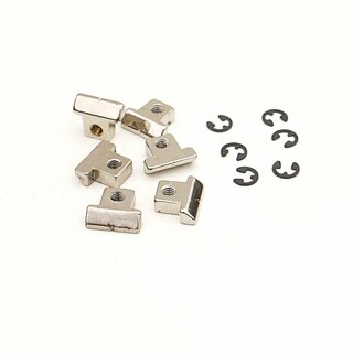 RS-NG, Saddle Brass, nickel plated, glossy, pre-slotted (6 pcs.)