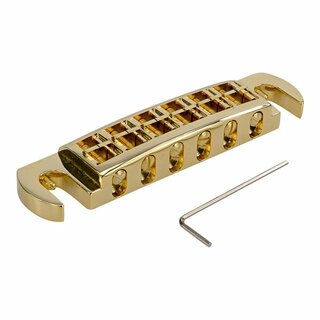 WRAPT-GG        	Faber Wraptonate, Intonatable Stoptail Bridge, Gloss Gold