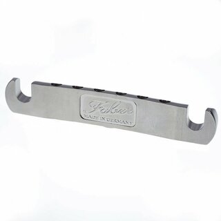 TP-59NG        Faber TP-59 Vintage Spec ALU Stop Tailpiece, Nickel, gloss 