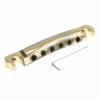 TPW-59GA        	Faber Vintage Spec ALU Wraparound Tailpiece, Gold, aged