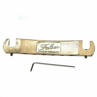 TPW-59GA        	Faber Vintage Spec ALU Wraparound Tailpiece, Gold, aged