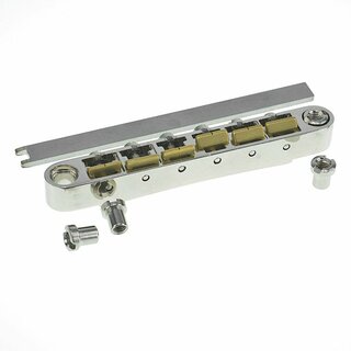 ABRL-BG        ABRL Bridge, pat. pend. Locking System, Gloss Nickel, Brass saddles natural