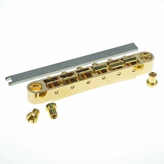 ABRL-GG        ABRL Bridge, pat. pend. Locking System, Gloss Gold, Brass saddles natural