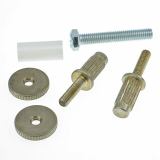 iNsert-INA          Faber iNsert = Nashville to 59 ABR converter studs, 7mm/6-32inch, Steel, nickel plated, aged 