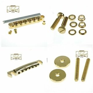 Faber Masterkit with Locking Bridge fits Historic Gibson Guitars with Inch Hardware Gold Gloss