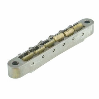 ABRH-BA        ABRH Bridge, For Gibson ABR-1, Aged Nickel, Brass saddles natural