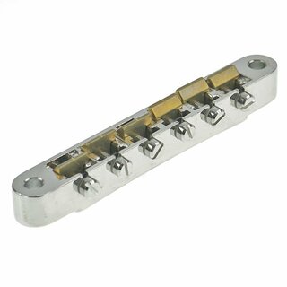 ABRH-BG        ABRH Bridge, For Gibson ABR-1, Gloss Nickel, Brass saddles natural